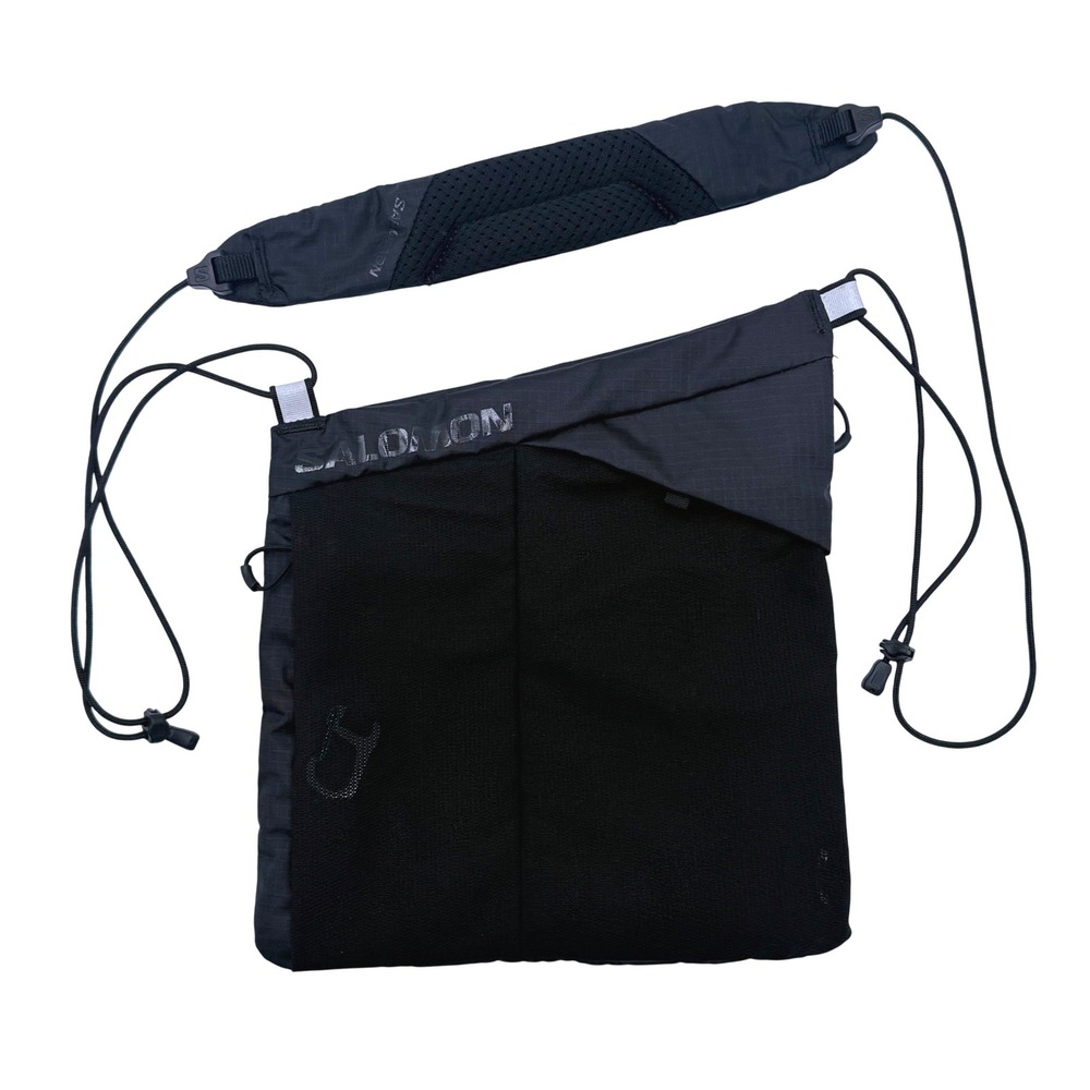 Salomon ACS Pouch 2 Black Crossbody Shoulder Bag Minimalist Technical Gorpcore